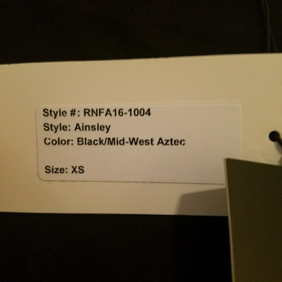 🚫SOLD🚫NWT XS Rune black leggings with white design - Picture 4 of 8